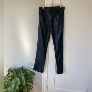 Black Zara Leather Pants Large